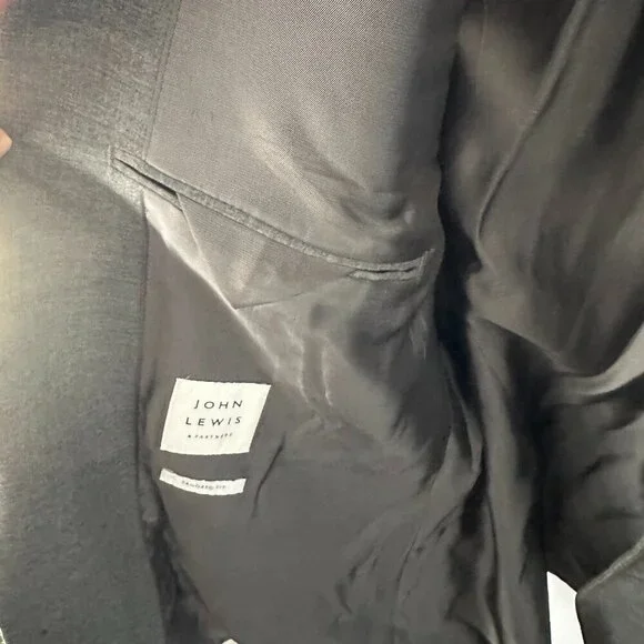 Grey John Lewis Men's Suit 48R Jacket 40R Pants - Picture 8 of 16